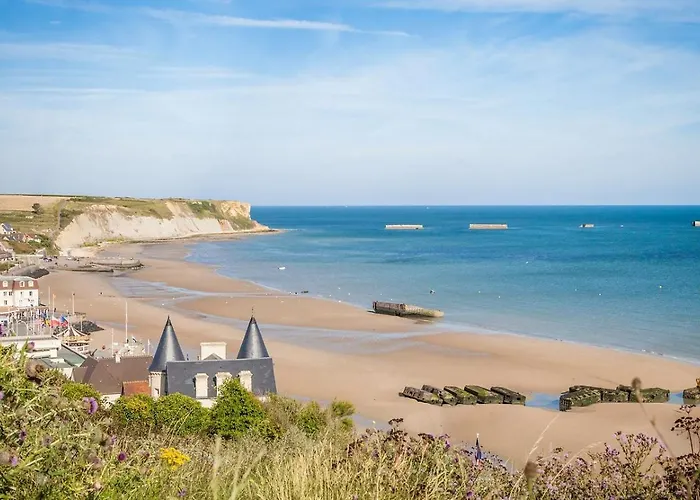 Appartement Les Pieds Dans L'eau - Accès Direct à La Bernières-sur-Mer